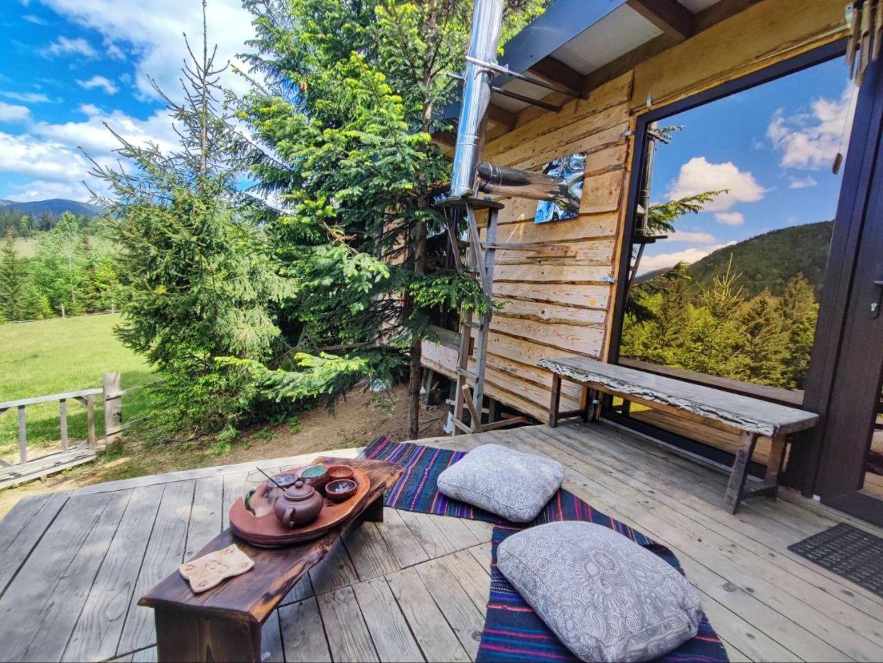 Eco Glamping - Carpathians. Retreat Hub Dzin Space Verhovîna Exterior foto